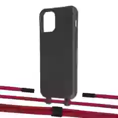 Чехол Upex Alter Eyelets for iPhone 11 Pro Onyx with Twine Red and Fausset Matte Black (UP106796)