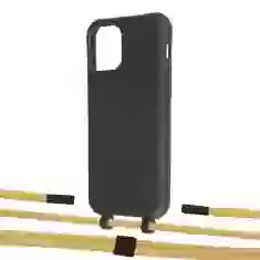 Чехол Upex Alter Eyelets for iPhone 11 Pro Onyx with Twine Sunflower and Fausset Matte Black (UP106798)