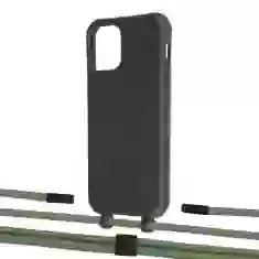 Чехол Upex Alter Eyelets for iPhone 11 Pro Onyx with Twine Mint and Fausset Matte Black (UP106801)