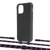 Чехол Upex Alter Eyelets for iPhone 11 Pro Onyx with Twine Blue Marine and Fausset Matte Black (UP106807)