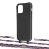 Чохол Upex Alter Eyelets for iPhone 11 Pro Onyx with Twine Blue Sunset and Fausset Silver (UP106822)