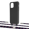 Чохол Upex Alter Eyelets for iPhone 11 Pro Onyx with Twine Blue Marine and Fausset Silver (UP106824)