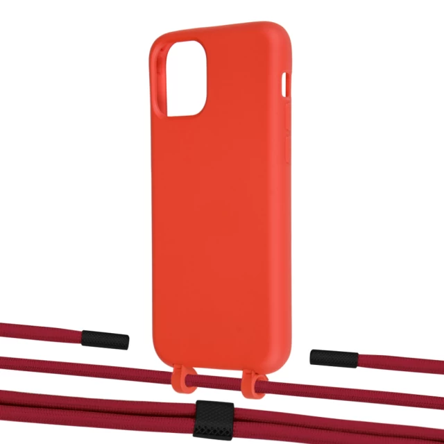 Чохол Upex Alter Eyelets for iPhone 11 Pro Red with Twine Red and Fausset Matte Black (UP106847)