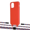 Чохол Upex Alter Eyelets for iPhone 11 Pro Red with Twine Blue Sunset and Fausset Matte Black (UP106856)