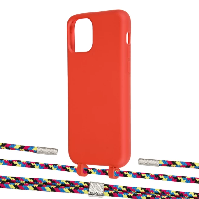 Чехол Upex Alter Eyelets for iPhone 11 Pro Red with Twine Critical Camouflage and Fausset Silver (UP106876)