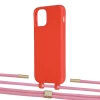 Чохол Upex Alter Eyelets for iPhone 11 Pro Red with Twine Coral and Fausset Gold (UP106880)