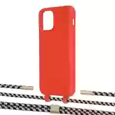 Чохол Upex Alter Eyelets for iPhone 11 Pro Red with Twine Copper and Fausset Gold (UP106889)