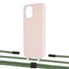 Чохол Upex Alter Eyelets for iPhone 11 Pro Crepe with Twine Mint and Fausset Matte Black (UP106903)