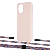 Чохол Upex Alter Eyelets for iPhone 11 Pro Crepe with Twine Blue Sunset and Fausset Matte Black (UP106907)