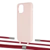 Чохол Upex Alter Eyelets for iPhone 11 Pro Crepe with Twine Red and Fausset Silver (UP106915)