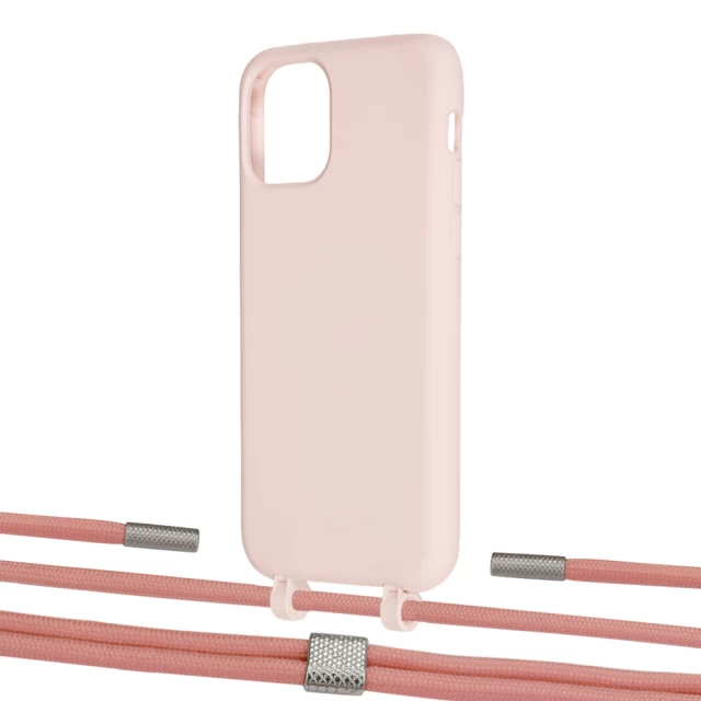 Чехол Upex Alter Eyelets for iPhone 11 Pro Crepe with Twine Cantaloupe and Fausset Silver (UP106916)