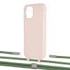Чехол Upex Alter Eyelets for iPhone 11 Pro Crepe with Twine Mint and Fausset Silver (UP106920)
