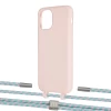 Чохол Upex Alter Eyelets for iPhone 11 Pro Crepe with Twine Turquoise and Fausset Silver (UP106925)