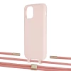 Чехол Upex Alter Eyelets for iPhone 11 Pro Crepe with Twine Cantaloupe and Fausset Gold (UP106933)