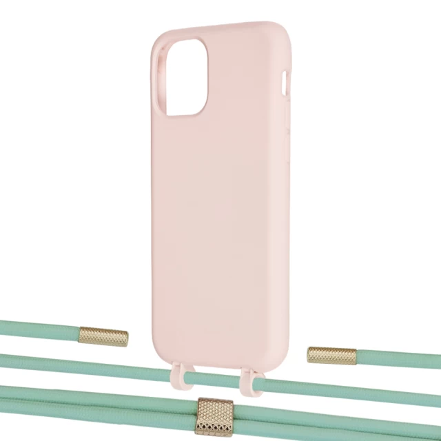 Чохол Upex Alter Eyelets for iPhone 11 Pro Crepe with Twine Pistachio and Fausset Gold (UP106935)