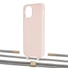 Чехол Upex Alter Eyelets for iPhone 11 Pro Crepe with Twine Gray and Fausset Gold (UP106936)