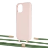 Чехол Upex Alter Eyelets for iPhone 11 Pro Crepe with Twine Mint and Fausset Gold (UP106937)