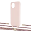 Чехол Upex Alter Eyelets for iPhone 11 Pro Crepe with Twine Mulberry and Fausset Gold (UP106938)