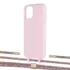 Чохол Upex Alter Eyelets for iPhone 11 Pro Crepe with Twine Mulberry and Fausset Gold (UP106938)