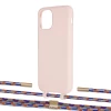 Чохол Upex Alter Eyelets for iPhone 11 Pro Crepe with Twine Blue Sunset and Fausset Gold (UP106941)