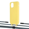 Чохол Upex Alter Eyelets for iPhone 11 Pro Daffodil with Twine Cactus and Fausset Matte Black (UP106946)