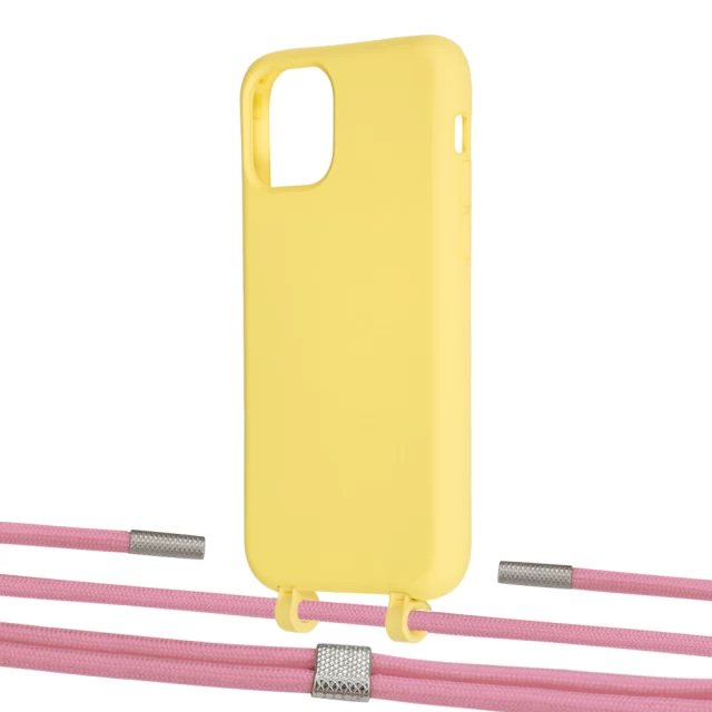 Чехол Upex Alter Eyelets for iPhone 11 Pro Daffodil with Twine Coral and Fausset Silver (UP106965)