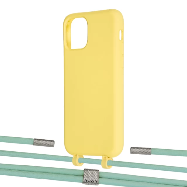 Чохол Upex Alter Eyelets for iPhone 11 Pro Daffodil with Twine Pistachio and Fausset Silver (UP106969)