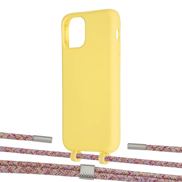 Чехол Upex Alter Eyelets for iPhone 11 Pro Daffodil with Twine Mulberry and Fausset Silver (UP106972)