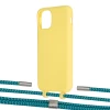 Чехол Upex Alter Eyelets for iPhone 11 Pro Daffodil with Twine Cyan and Fausset Silver (UP106973)