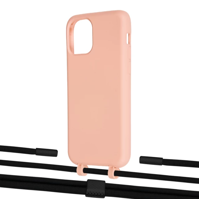 Чохол Upex Alter Eyelets for iPhone 11 Pro Tangerine with Twine Black  and Fausset Matte Black (UP106996)