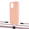 Чохол Upex Alter Eyelets for iPhone 11 Pro Tangerine with Twine Rose Gold and Fausset Matte Black (UP106998)
