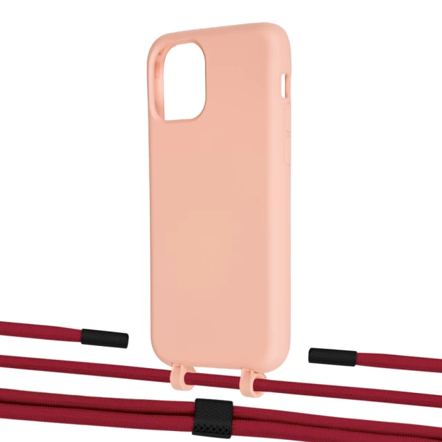 Чехол Upex Alter Eyelets for iPhone 11 Pro Tangerine with Twine Red and Fausset Matte Black (UP107000)