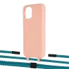 Чохол Upex Alter Eyelets for iPhone 11 Pro Tangerine with Twine Cyan and Fausset Matte Black (UP107007)