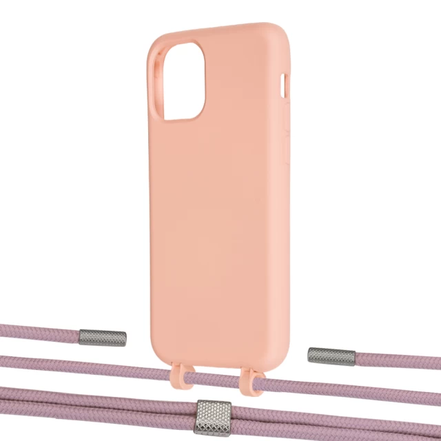 Чехол Upex Alter Eyelets for iPhone 11 Pro Tangerine with Twine Rose Gold and Fausset Silver (UP107015)