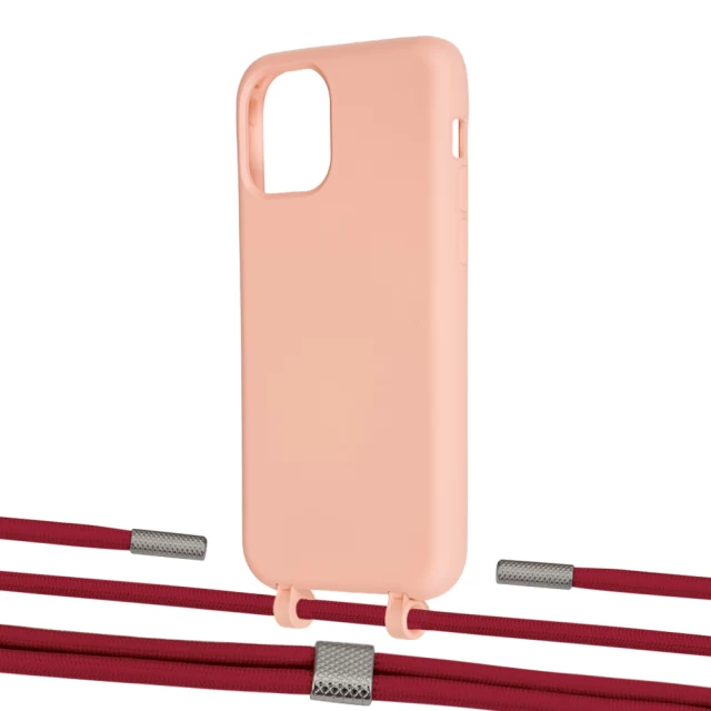 Чохол Upex Alter Eyelets for iPhone 11 Pro Tangerine with Twine Red and Fausset Silver (UP107017)