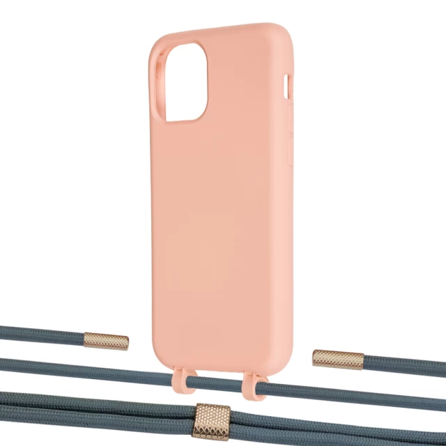 Чехол Upex Alter Eyelets for iPhone 11 Pro Tangerine with Twine Cactus and Fausset Gold (UP107031)