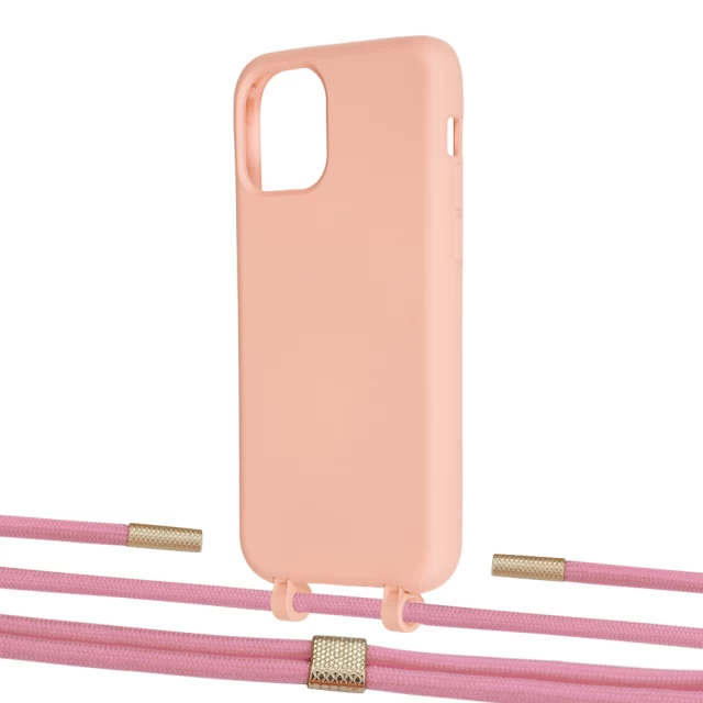 Чохол Upex Alter Eyelets for iPhone 11 Pro Tangerine with Twine Coral and Fausset Gold (UP107033)