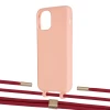 Чохол Upex Alter Eyelets for iPhone 11 Pro Tangerine with Twine Red and Fausset Gold (UP107034)