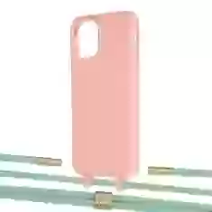 Чохол Upex Alter Eyelets for iPhone 11 Pro Tangerine with Twine Pistachio and Fausset Gold (UP107037)