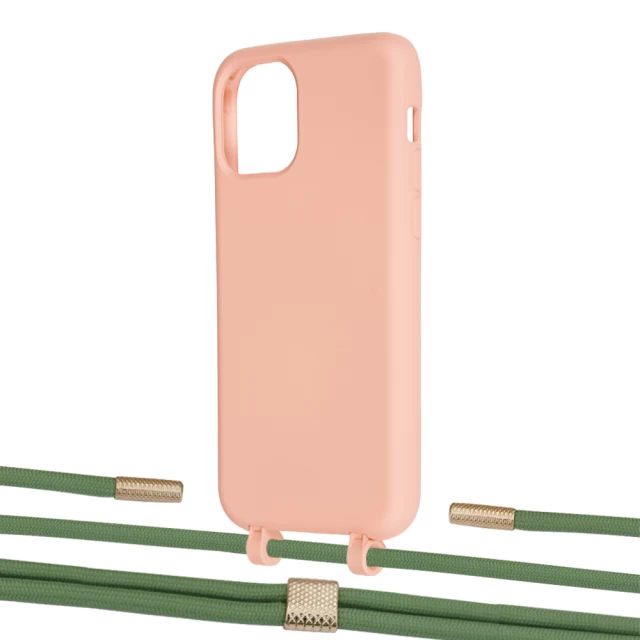 Чохол Upex Alter Eyelets for iPhone 11 Pro Tangerine with Twine Mint and Fausset Gold (UP107039)