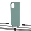 Чохол Upex Alter Eyelets for iPhone 11 Pro Basil with Twine Gray and Fausset Matte Black (UP107055)