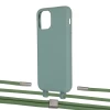 Чохол Upex Alter Eyelets for iPhone 11 Pro Basil with Twine Mint and Fausset Silver (UP107073)