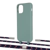 Чехол Upex Alter Eyelets for iPhone 11 Pro Basil with Twine Blue Marine and Fausset Silver (UP107079)