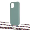 Чохол Upex Alter Eyelets for iPhone 11 Pro Basil with Twine Critical Camouflage and Fausset Silver (UP107080)