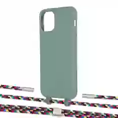 Чохол Upex Alter Eyelets for iPhone 11 Pro Basil with Twine Critical Camouflage and Fausset Silver (UP107080)