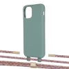 Чехол Upex Alter Eyelets for iPhone 11 Pro Basil with Twine Mulberry and Fausset Gold (UP107091)