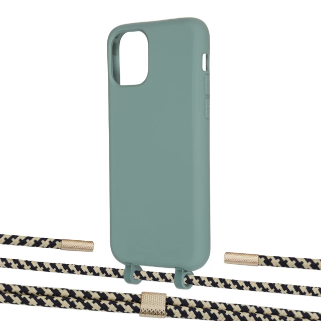 Чехол Upex Alter Eyelets for iPhone 11 Pro Basil with Twine Copper and Fausset Gold (UP107093)