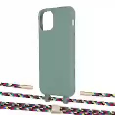 Чехол Upex Alter Eyelets for iPhone 11 Pro Basil with Twine Critical Camouflage and Fausset Gold (UP107097)