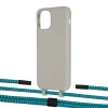 Чехол Upex Alter Eyelets for iPhone 11 Pro Anchor with Twine Cyan and Fausset Matte Black (UP107109)