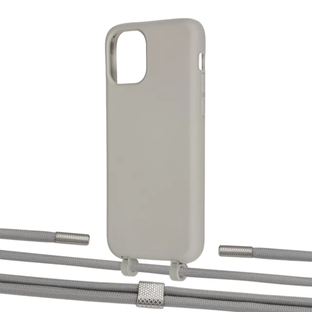 Чохол Upex Alter Eyelets for iPhone 11 Pro Anchor with Twine Gray and Fausset Silver (UP107123)